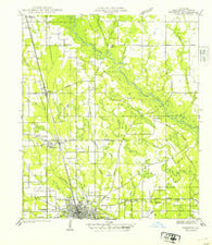 Tickfaw Louisiana Historical topographic map, 1:31680 scale, 7.5 X 7.5 Minute, Year 1940