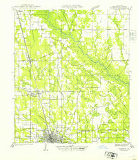 Tickfaw Louisiana Historical topographic map, 1:31680 scale, 7.5 X 7.5 Minute, Year 1940