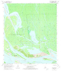 Tiger Island Louisiana Historical topographic map, 1:24000 scale, 7.5 X 7.5 Minute, Year 1969
