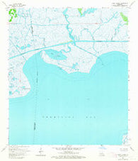 Tigre Lagoon Louisiana Historical topographic map, 1:24000 scale, 7.5 X 7.5 Minute, Year 1963