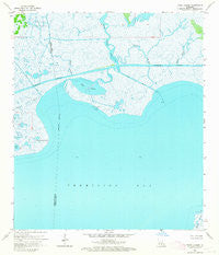 Tigre Lagoon Louisiana Historical topographic map, 1:24000 scale, 7.5 X 7.5 Minute, Year 1963
