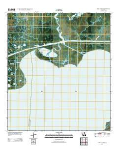 Tigre Lagoon Louisiana Historical topographic map, 1:24000 scale, 7.5 X 7.5 Minute, Year 2012