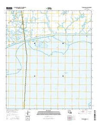 Tigre Lagoon Louisiana Current topographic map, 1:24000 scale, 7.5 X 7.5 Minute, Year 2015
