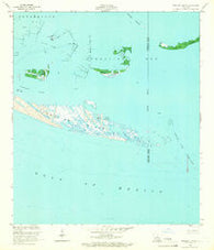 Timbalier Island Louisiana Historical topographic map, 1:24000 scale, 7.5 X 7.5 Minute, Year 1953
