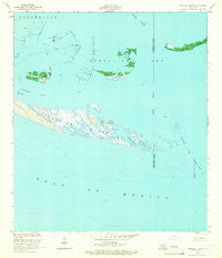 Timbalier Island Louisiana Historical topographic map, 1:24000 scale, 7.5 X 7.5 Minute, Year 1953