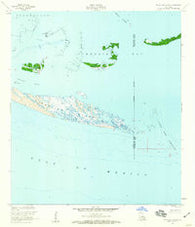 Timbalier Island Louisiana Historical topographic map, 1:24000 scale, 7.5 X 7.5 Minute, Year 1953