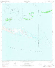 Timbalier Island Louisiana Historical topographic map, 1:24000 scale, 7.5 X 7.5 Minute, Year 1953