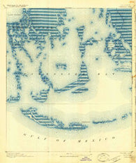 Timbalier Louisiana Historical topographic map, 1:62500 scale, 15 X 15 Minute, Year 1894