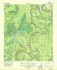 Tooleys Louisiana Historical topographic map, 1:62500 scale, 15 X 15 Minute, Year 1935