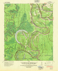 Tooleys Louisiana Historical topographic map, 1:62500 scale, 15 X 15 Minute, Year 1941