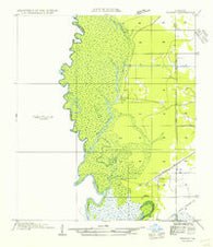 Toomey Texas Historical topographic map, 1:31680 scale, 7.5 X 7.5 Minute, Year 1954