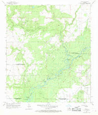 Topsy Louisiana Historical topographic map, 1:24000 scale, 7.5 X 7.5 Minute, Year 1957