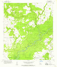 Topsy Louisiana Historical topographic map, 1:24000 scale, 7.5 X 7.5 Minute, Year 1957