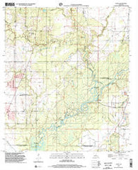 Topsy Louisiana Historical topographic map, 1:24000 scale, 7.5 X 7.5 Minute, Year 1998