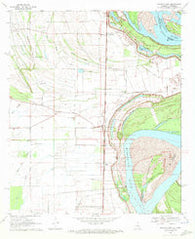 Transylvania Louisiana Historical topographic map, 1:24000 scale, 7.5 X 7.5 Minute, Year 1970
