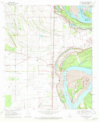 Transylvania Louisiana Historical topographic map, 1:24000 scale, 7.5 X 7.5 Minute, Year 1970
