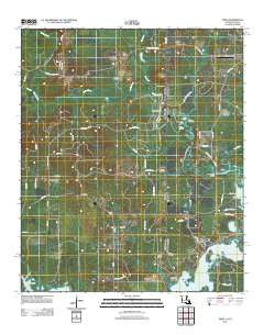 Trees Louisiana Historical topographic map, 1:24000 scale, 7.5 X 7.5 Minute, Year 2012