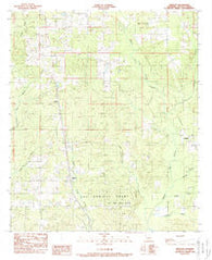 Trenton Louisiana Historical topographic map, 1:24000 scale, 7.5 X 7.5 Minute, Year 1989