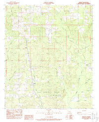 Trenton Louisiana Historical topographic map, 1:24000 scale, 7.5 X 7.5 Minute, Year 1989