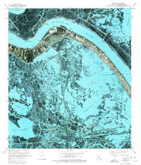Triumph Louisiana Historical topographic map, 1:24000 scale, 7.5 X 7.5 Minute, Year 1971
