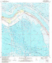 Triumph Louisiana Historical topographic map, 1:24000 scale, 7.5 X 7.5 Minute, Year 1993