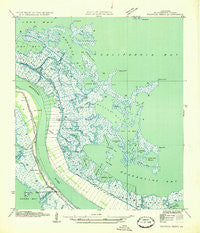 Tropical Bend Louisiana Historical topographic map, 1:31680 scale, 7.5 X 7.5 Minute, Year 1935