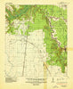 Turkey Creek Louisiana Historical topographic map, 1:62500 scale, 15 X 15 Minute, Year 1935