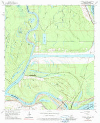Turnbull Island Louisiana Historical topographic map, 1:24000 scale, 7.5 X 7.5 Minute, Year 1965