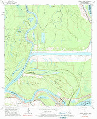Turnbull Island Louisiana Historical topographic map, 1:24000 scale, 7.5 X 7.5 Minute, Year 1965