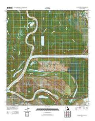 Turnbull Island Louisiana Historical topographic map, 1:24000 scale, 7.5 X 7.5 Minute, Year 2012