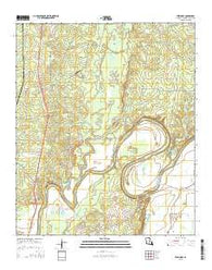 Twin Oaks Louisiana Current topographic map, 1:24000 scale, 7.5 X 7.5 Minute, Year 2015