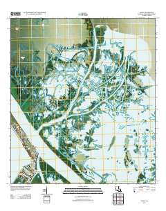 Venice Louisiana Historical topographic map, 1:24000 scale, 7.5 X 7.5 Minute, Year 2012