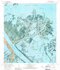 Venice Louisiana Historical topographic map, 1:24000 scale, 7.5 X 7.5 Minute, Year 1971