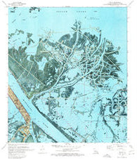 Venice Louisiana Historical topographic map, 1:24000 scale, 7.5 X 7.5 Minute, Year 1971