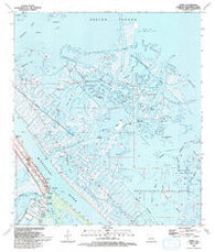 Venice Louisiana Historical topographic map, 1:24000 scale, 7.5 X 7.5 Minute, Year 1993