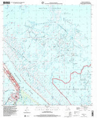 Venice Louisiana Historical topographic map, 1:24000 scale, 7.5 X 7.5 Minute, Year 1998