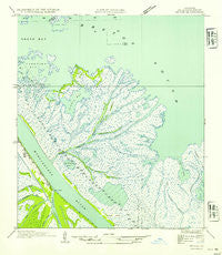 Venice Louisiana Historical topographic map, 1:31680 scale, 7.5 X 7.5 Minute, Year 1954