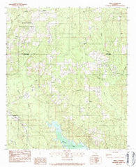 Verda Louisiana Historical topographic map, 1:24000 scale, 7.5 X 7.5 Minute, Year 1983