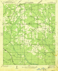 Verda Louisiana Historical topographic map, 1:31680 scale, 7.5 X 7.5 Minute, Year 1935