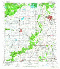 Ville Platte Louisiana Historical topographic map, 1:62500 scale, 15 X 15 Minute, Year 1960