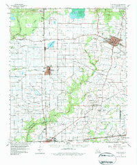 Ville Platte Louisiana Historical topographic map, 1:62500 scale, 15 X 15 Minute, Year 1960