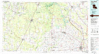 Ville Platte Louisiana Historical topographic map, 1:100000 scale, 30 X 60 Minute, Year 1986