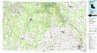 Ville Platte Louisiana Historical topographic map, 1:100000 scale, 30 X 60 Minute, Year 1986