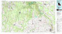 Ville Platte Louisiana Historical topographic map, 1:100000 scale, 30 X 60 Minute, Year 1986