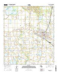 Ville Platte Louisiana Current topographic map, 1:24000 scale, 7.5 X 7.5 Minute, Year 2015