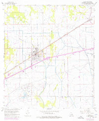 Vinton Louisiana Historical topographic map, 1:24000 scale, 7.5 X 7.5 Minute, Year 1960
