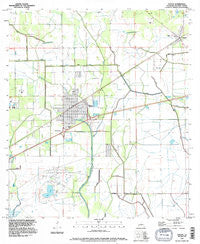 Vinton Louisiana Historical topographic map, 1:24000 scale, 7.5 X 7.5 Minute, Year 1994
