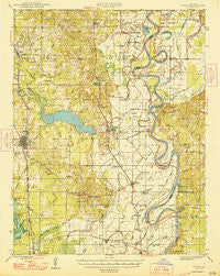 Vivian Louisiana Historical topographic map, 1:62500 scale, 15 X 15 Minute, Year 1948