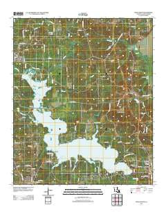 Vivian North Louisiana Historical topographic map, 1:24000 scale, 7.5 X 7.5 Minute, Year 2012