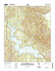 Vivian North Louisiana Current topographic map, 1:24000 scale, 7.5 X 7.5 Minute, Year 2015